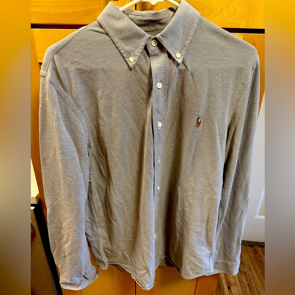 Ralph Lauren knit Oxford long sleeve button down